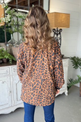 Fearless Animal Brown Shirts & Tops Heimish USA