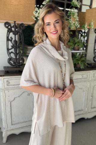 Villa Pant Set Oatmeal Top & Pant Set Dear Scarlett