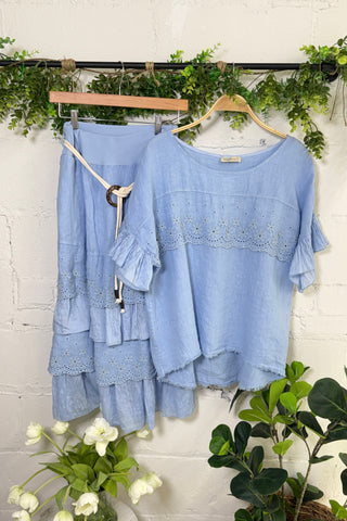 Showstopper Skirt Blue Skirt Miss Carla