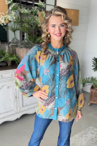 Colleen Teal by Jodifl Shirts & Tops Jodifl