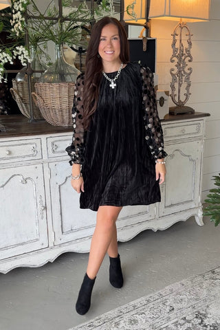 Delana Dress Black by Umgee Dresses Umgee