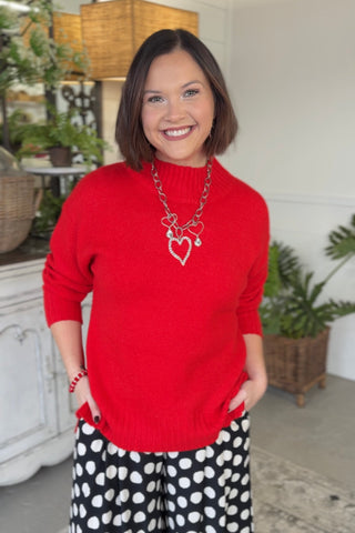 Lola Sweater Red