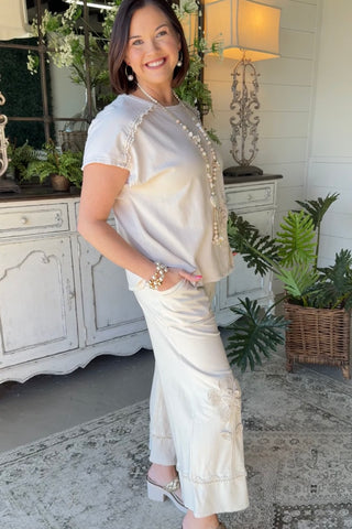 Weekend Getaway Top Natural Shirts & Tops J Her