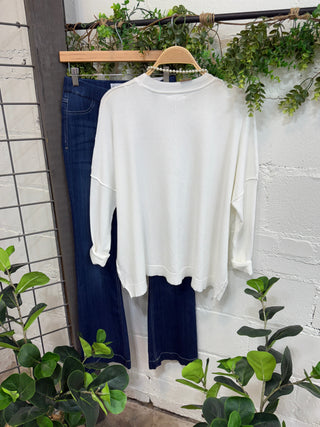 Tranquil Sweater Off White sweater eesome
