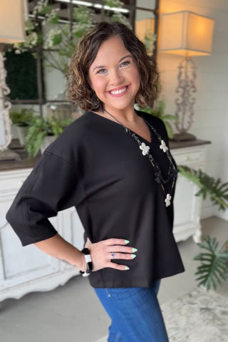 Etta Top Black by Jodifl