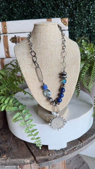 Rory Necklace Blue