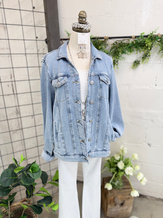 Baylor Jacket Lt Denim Jacket Be Cool