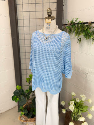 Easy Days Baby Blue sweater Camilla
