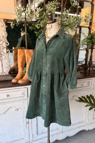 Teresa Dress Emerald by Umgee Dresses Umgee
