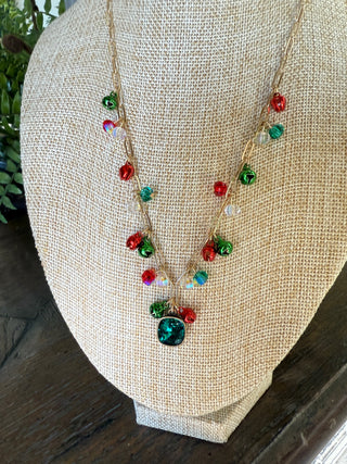 Jingle Necklace Gold by Pink Panache Necklaces Pink Panache