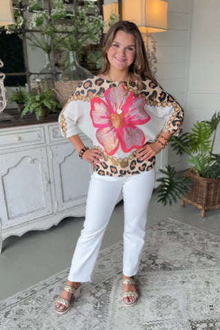 Mix It Up Sweater Leopard Sweater OHLALA