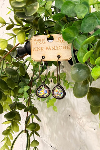 Arabella Earrings Bronze by Pink Panache