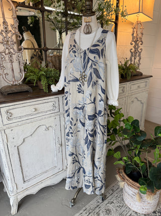 Jensen Jumper Ecru Overalls 111% Lino