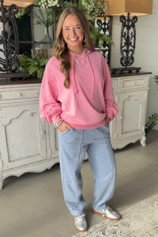 Anywhere Taffy Pink Sweatshirt HYFVE
