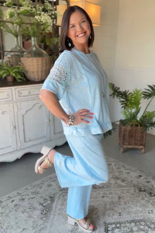 Jasper Top Baby Blue Shirts & Tops J Her