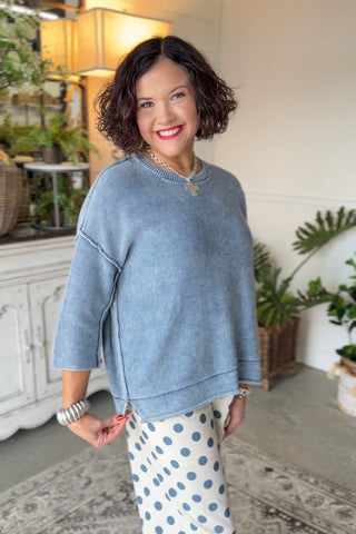 Janie Sweater Cabernet Sweater Zenana