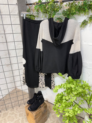 Daisy Duo Top Black/Grey Shirts & Tops Davi & Dani