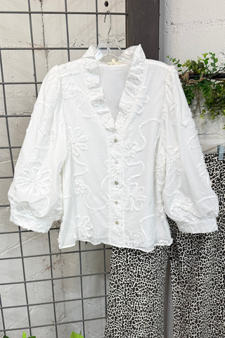 Wendy Top White by Jodifl
