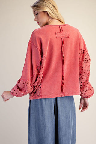 Staci Top Boho Red by Easel