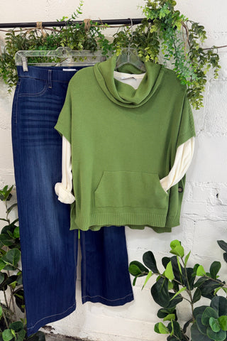 Sassy Lass Sweater Green