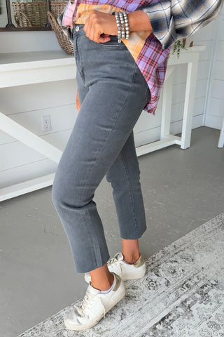 Into It Pants Ash Pants Zenana