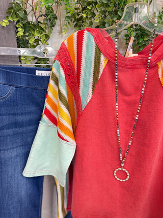 Lottie Top Natural by Easel Shirts & Tops Easel