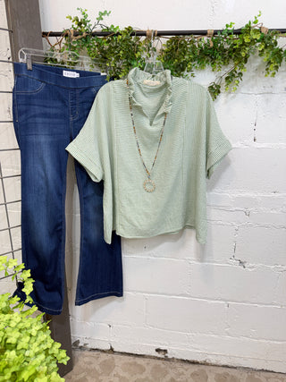 Felicity Top Sage Shirts & Tops Haptics