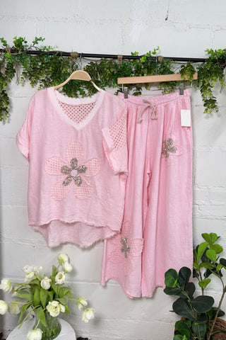 Spring Bling Top Pink Shirts & Tops New Afeis