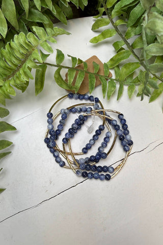 Madge Bracelet Set Blue