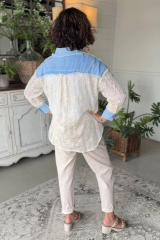 Whimsical Top Ivory