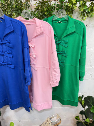 Bow Tie Dress Blue by Jodifl Dresses Jodifl