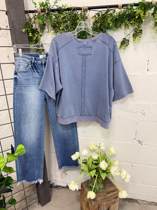 All American Washed Denim by Easel Shirts & Tops Easel