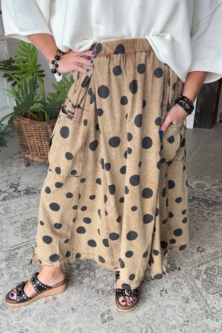 Encircled Skirt Mocha by Easel