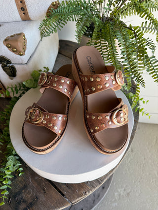 Told You So Sandals Cognac by Corky’s Sandal Corky's Footwear