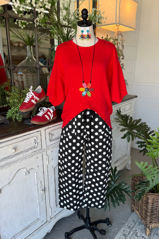 Marcy Sweater Red by Glam Sweater Glam