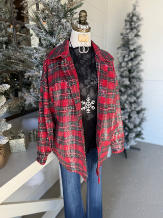 Shining Holiday Jacket by Bibi Shacket Bibi