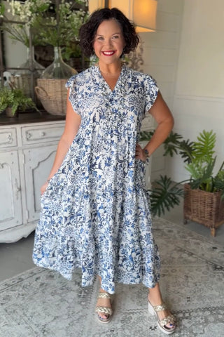 Willodean Long Dress Chambray