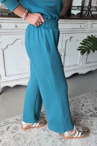 Coziness Pants Teal by Umgee Pants Umgee
