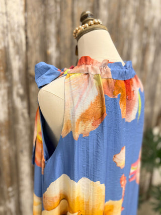 Emma Kate Dress Blue Dresses Glam