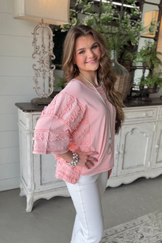 Blink Top Coral by Easel Top Easel
