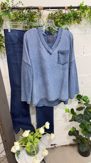 Carson Top Denim