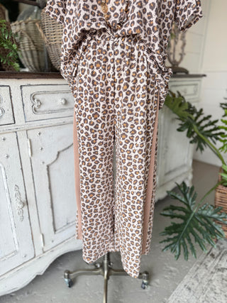 Obsessed Pant Set Animal Print Top & Pant Set Lovely Melody