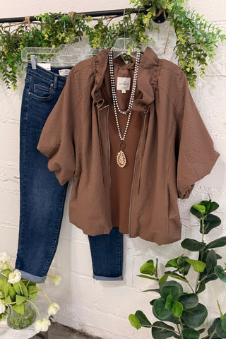 Elements Jacket Brown by Umgee