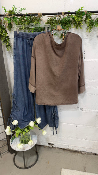 Denisha Top Berry **Ready T Shirts & Tops MuMu