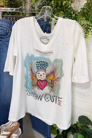 Snow Cute Tee White