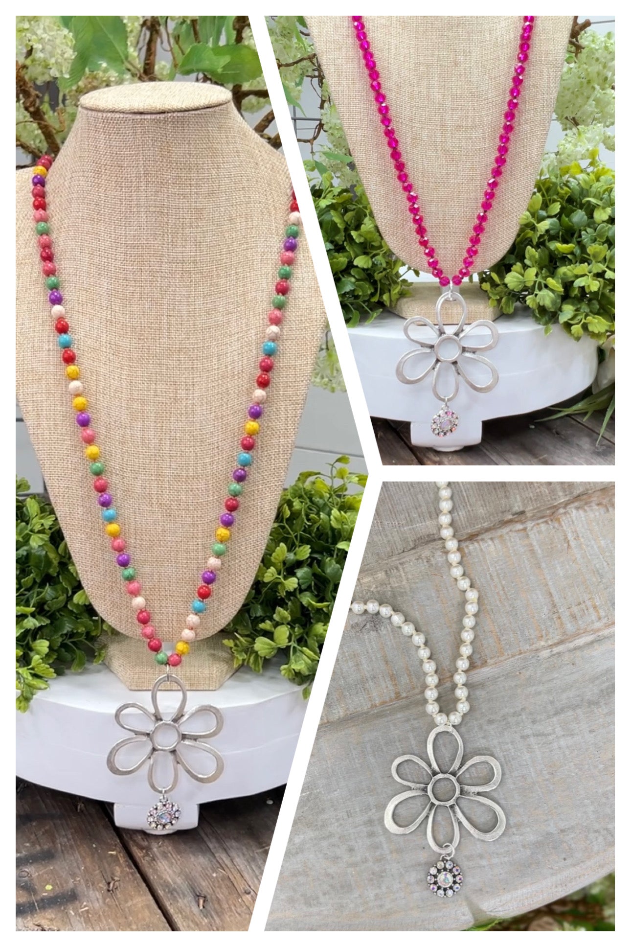 Blossom Necklace Necklaces BFF Silver  
