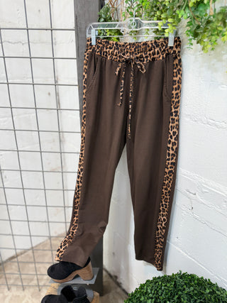 Gone Wild Pants Brown Pants Sunflower