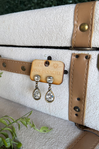 Doris Earrings Bronze by Pink Panache Earrings Pink Panache