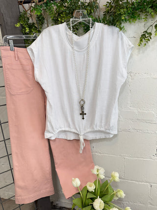 Santina Top White Shirts & Tops Allison