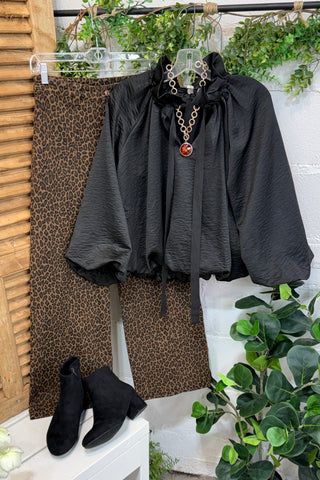Bacall Top Black by Entro Shirts & Tops Entro
